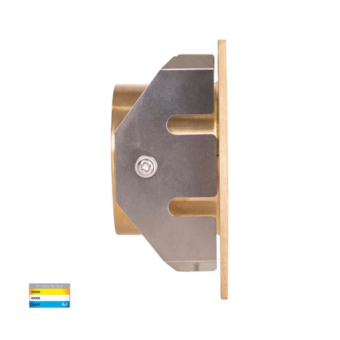 HV3215T-BR-12V - Reces Brass Square TRI Colour HV3215T-BR-12V