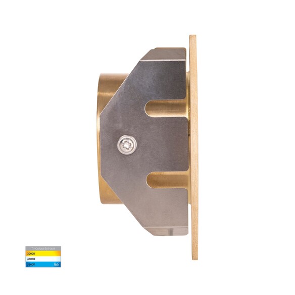 HV3215T-BR-12V - Reces Brass Square TRI Colour HV3215T-BR-12V