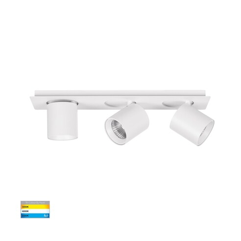 HV4003T-3-WHT - Sbarra White 3 Light Adjustable HV4003T-3-WHT