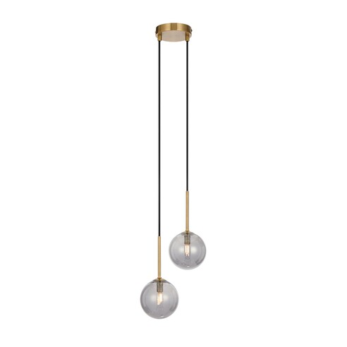 GASTON PE2-AGCLP - 2 Light Pendant Antique Gold - GASTON PE2-AGCLP