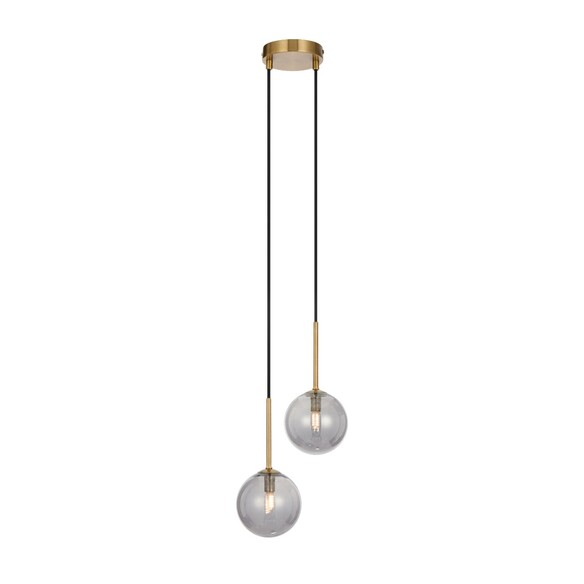 GASTON PE2-AGCLP - 2 Light Pendant Antique Gold - GASTON PE2-AGCLP