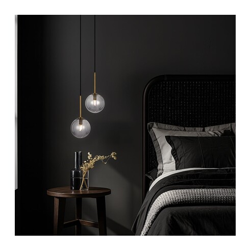 GASTON PE2-AGCLP - 2 Light Pendant Antique Gold - GASTON PE2-AGCLP