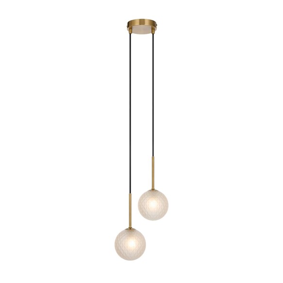 GASTON PE2-AGCLP - 2 Light Pendant Antique Gold - GASTON PE2-AGCLP
