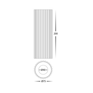 HV5851S-WHT-EXT - Nella White 7W Surface Mounted LED HV5851S-WHT-EXT 2