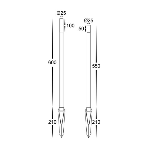 HV1515T-BLK-24V - Drique Aluminium Black LED HV1515T-BLK-24V