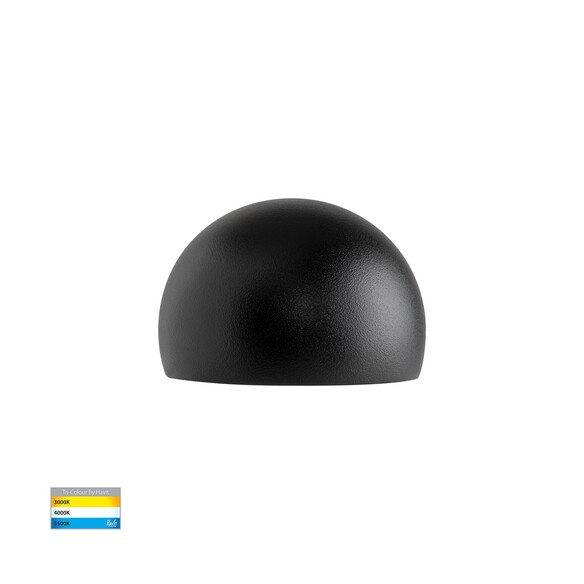 HV3286T-BLK-12V - Serres Black Surface Mounted LED Wall Light