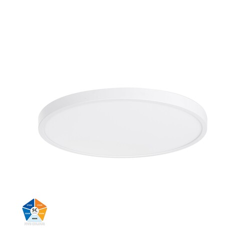 Auster White 36W LED Ceiling Mounted Oyster Light