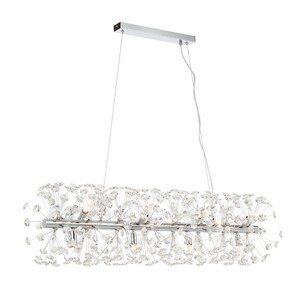 LERIDA PE12R-GD - 12 Light Rectangular Pendant - GoldLERIDA PE12R-GD