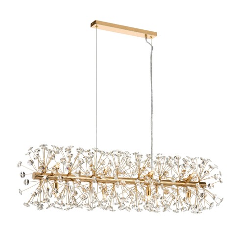 LERIDA PE12R-GD - 12 Light Rectangular Pendant - LERIDA PE12R-GD