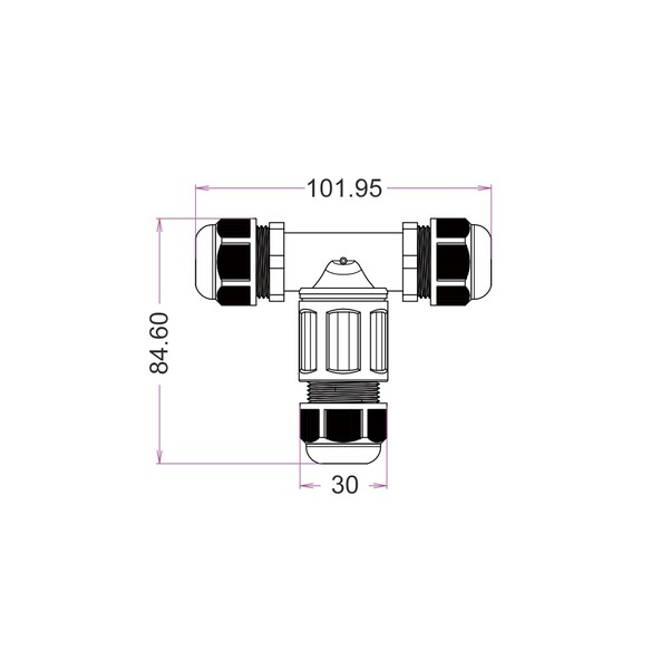 CONN007 - 007 Waterproof Connector IP68CONN007