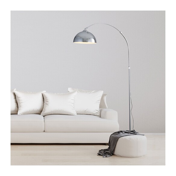 SL91203CH - Marmo Chrome Arc Floor Lamp with SL91203CH