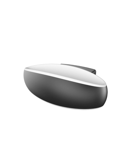 HORUS1 - HORUS Exterior LED Matte Black Crescent Surface Mounted Wall Light IP54