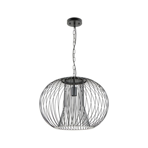 PARRILLA5 - Interior Round Cage Iron Pendant PARRILLA5