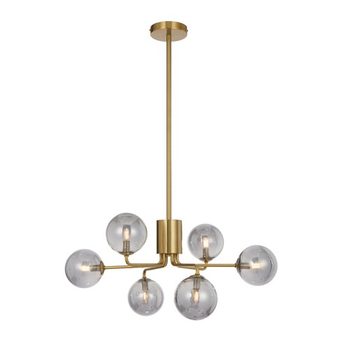 FELTON PE06AGSM - 6 Light Pendant Antique Gold - FELTON PE06AGSM
