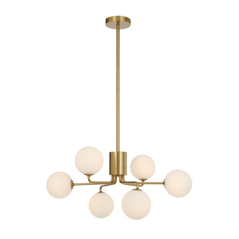 FELTON PE06AGSM - 6 Light Pendant Antique Gold - FELTON PE06AGSM