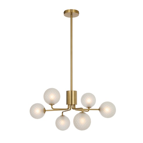 FELTON PE06AGSM - 6 Light Pendant Antique Gold - FELTON PE06AGSM