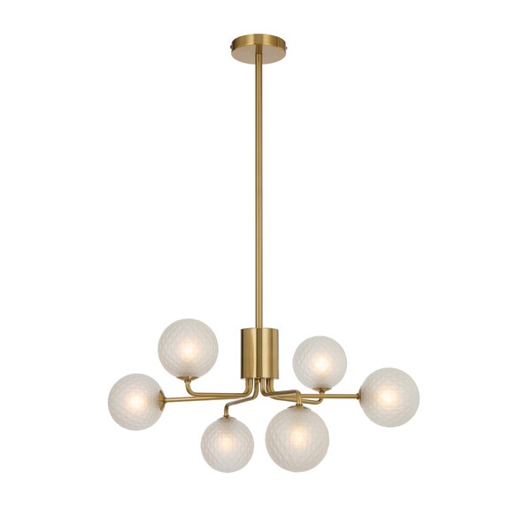 FELTON PE06AGSM - 6 Light Pendant Antique Gold - FELTON PE06AGSM