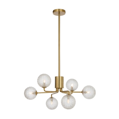 FELTON PE06AGSM - 6 Light Pendant Antique Gold - FELTON PE06AGSM