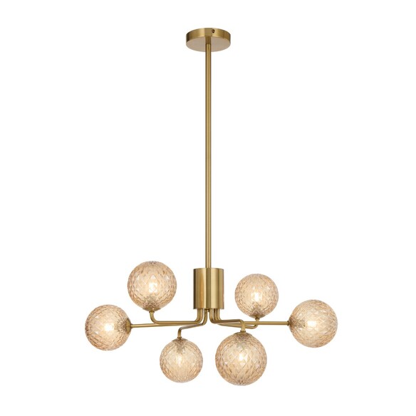 FELTON PE06AGSM - 6 Light Pendant Antique Gold - FELTON PE06AGSM