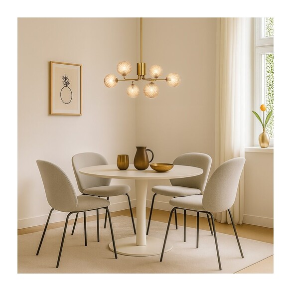 FELTON PE06AGSM - 6 Light Pendant Antique Gold - FELTON PE06AGSM