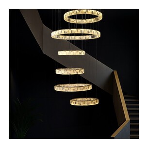 RIAS PE6T-GD3C - 6 Tier Pendant - GoldRIAS PE6T-GD3C 2