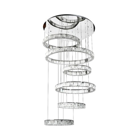 RIAS PE6T-GD3C - 6 Tier Pendant - GoldRIAS PE6T-GD3C