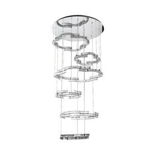 JURA PE6T-CH3C - 6 Tier Pendant - ChromeJURA PE6T-CH3C