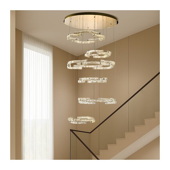 JURA PE6T-CH3C - 6 Tier Pendant - ChromeJURA PE6T-CH3C