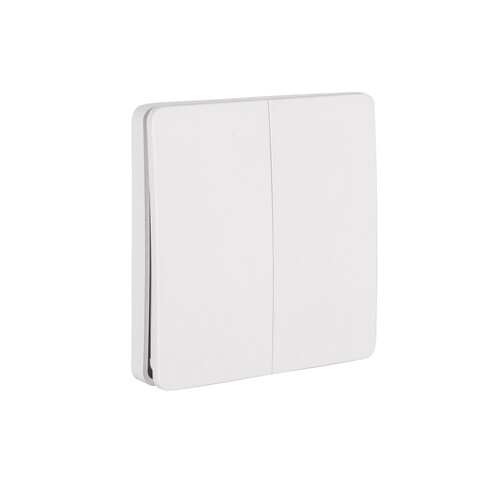 HV9262 - Two Gang White Wireless Self Powered HV9262