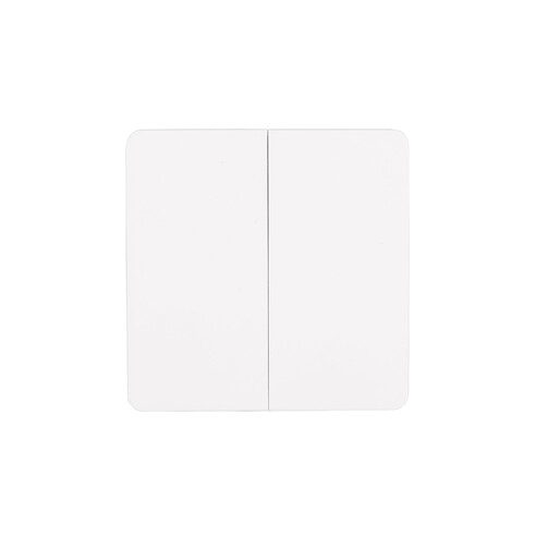 HV9262 - Two Gang White Wireless Self Powered HV9262