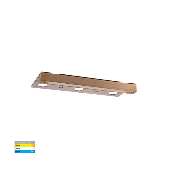 HV3298T-BR-12V - Preston Solid Brass LED Coping Light