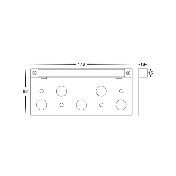 HV3298T-BR-12V - Preston Solid Brass LED Coping HV3298T-BR-12V