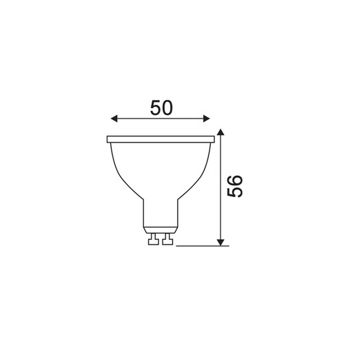 GU1004D - GU10 Dimmable LED Globes (5W)GU1004D