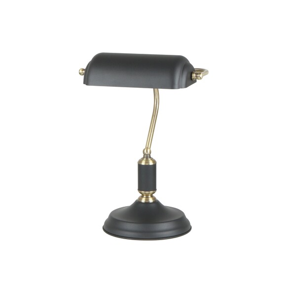 BANCA-T2 - Interior Banker Lamps with Cylindrical Shade - Matte White