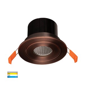 HV5512T-AB - Prime Antique Brass Tilt LED DownlightHV5512T-AB