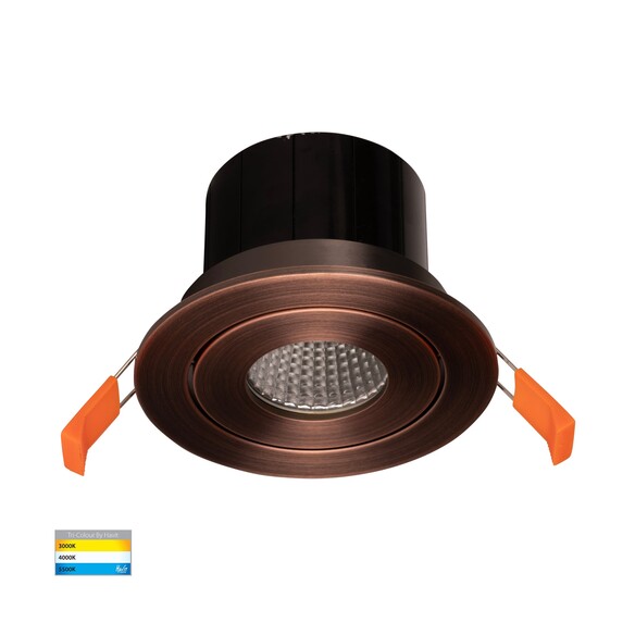 HV5512T-AB - Prime Antique Brass Tilt LED Downlight
