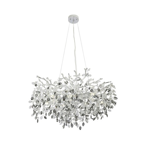 10 Light Pendant - Chrome