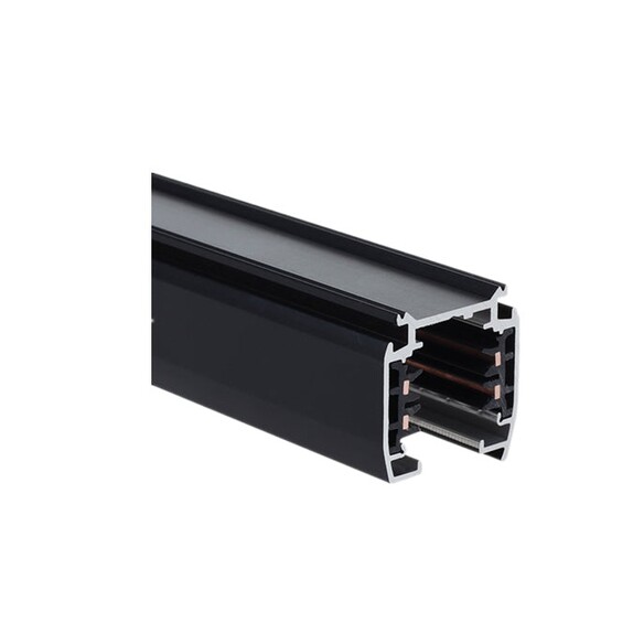 TRK3WH2M - 4 Wire 3 Circuit Universal Tracks, Connectors, End Cap & Live End - White / Track 2m