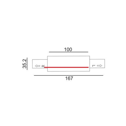 TRK3WH2M - 4 Wire 3 Circuit Universal Tracks, TRK3WH2M