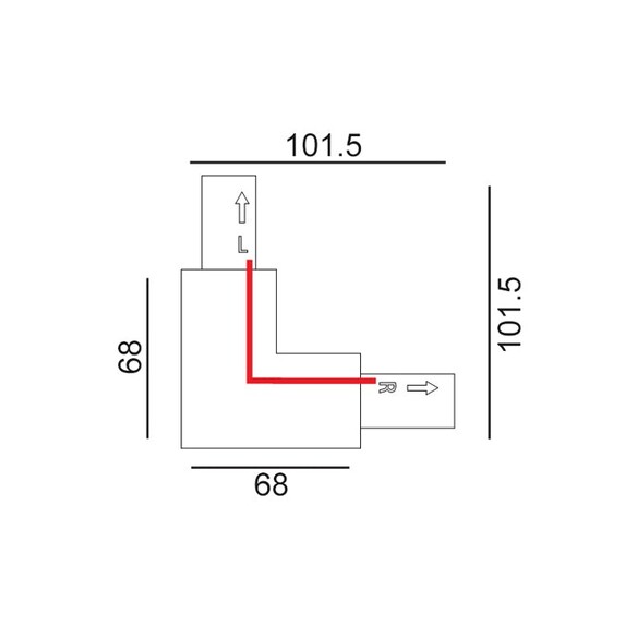 TRK3WH2M - 4 Wire 3 Circuit Universal Tracks, TRK3WH2M