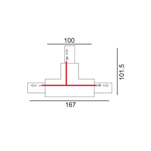 TRK3WH2M - 4 Wire 3 Circuit Universal Tracks, TRK3WH2M
