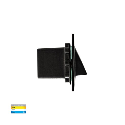 HV3012T-BLK-12V - Corba Black 6W Recessed Brick HV3012T-BLK-12V