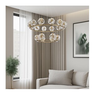 CATANIA PE18-AG - 18 Light Pendant - Antique GoldCATANIA PE18-AG 2