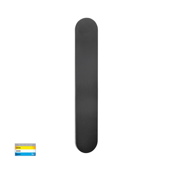 HV3562T-BLK - Barline Shadow Aluminium 600mm Black Wall Light