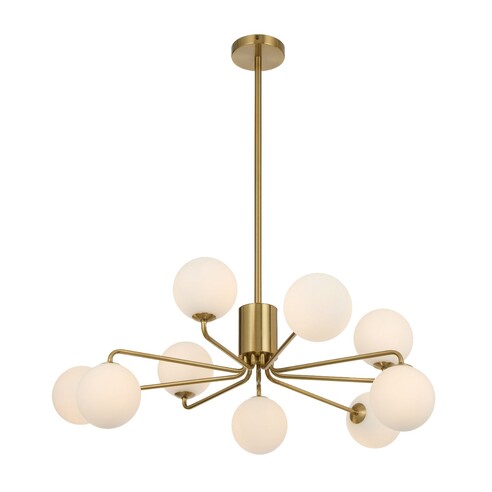 FELTON PE09AGFRT - 9 Light Pendant Antique Gold - FELTON PE09AGFRT