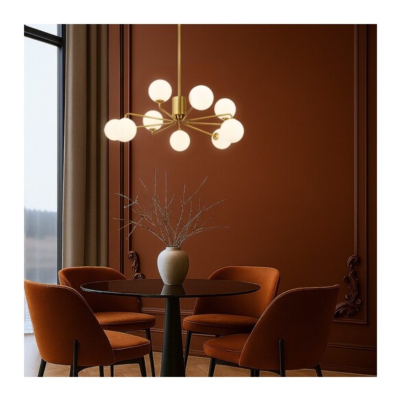 FELTON PE09AGFRT - 9 Light Pendant Antique Gold - FELTON PE09AGFRT