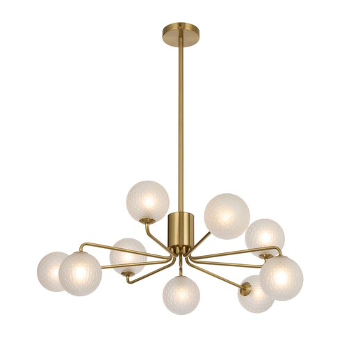 FELTON PE09AGFRT - 9 Light Pendant Antique Gold - FELTON PE09AGFRT