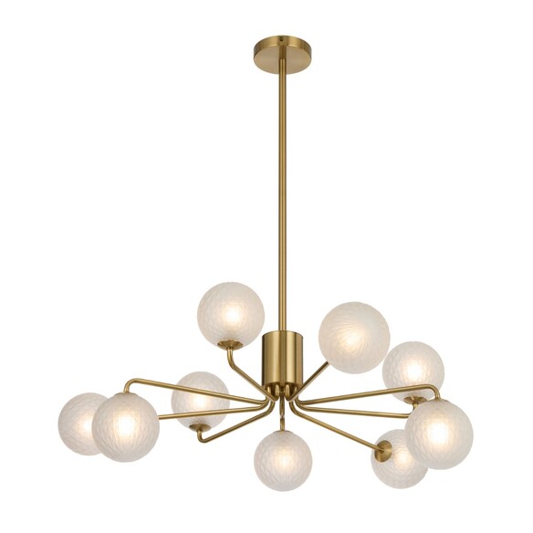 FELTON PE09AGFRT - 9 Light Pendant Antique Gold - FELTON PE09AGFRT
