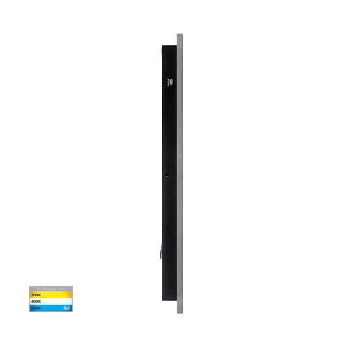 HV3582T-BLK-24V - Barline Aluminium Black 600mm HV3582T-BLK-24V