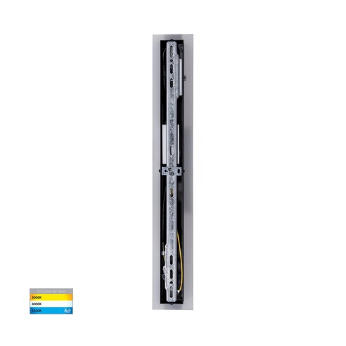 HV3582T-BLK-24V - Barline Aluminium Black 600mm HV3582T-BLK-24V